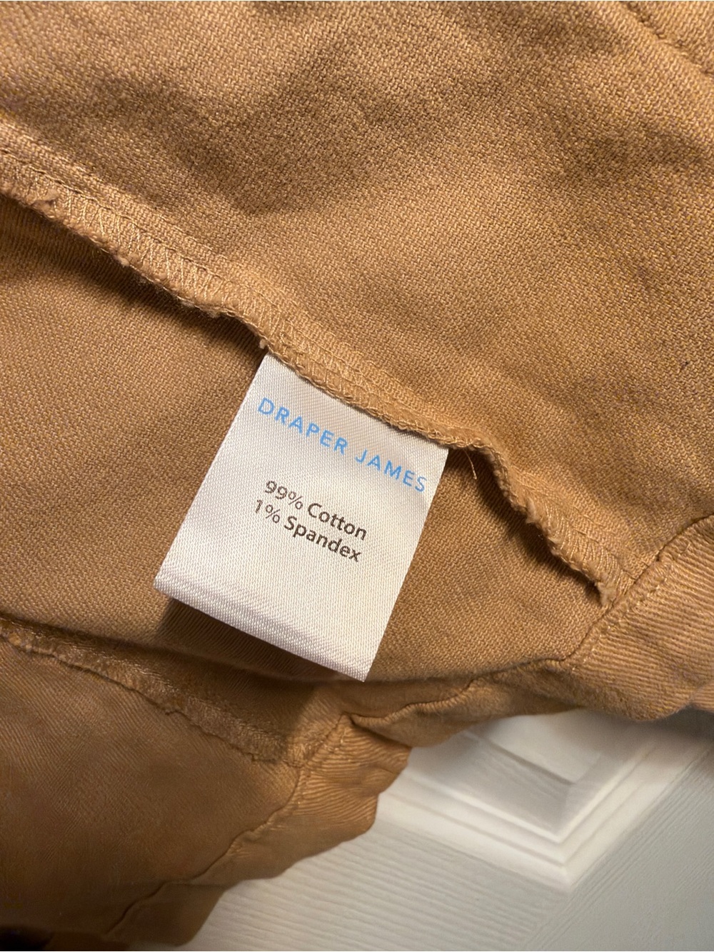 Draper James Camel Ruffle Utility Jacket L - Picture 7 of 7